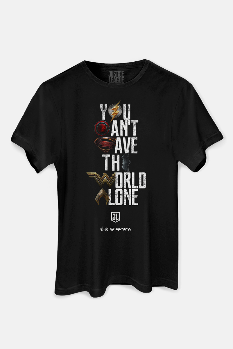 Camiseta Masculina Liga da Justiça Snyder Cut - You Can't Save Color