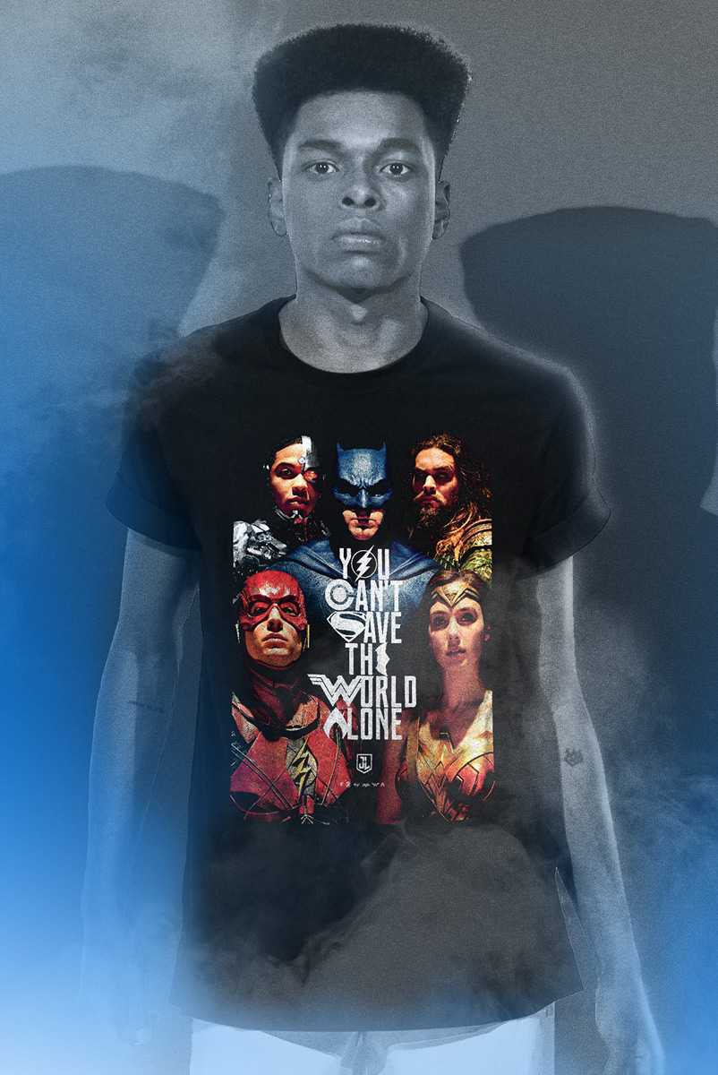Camiseta Masculina Liga da Justiça Snyder Cut - Pôster