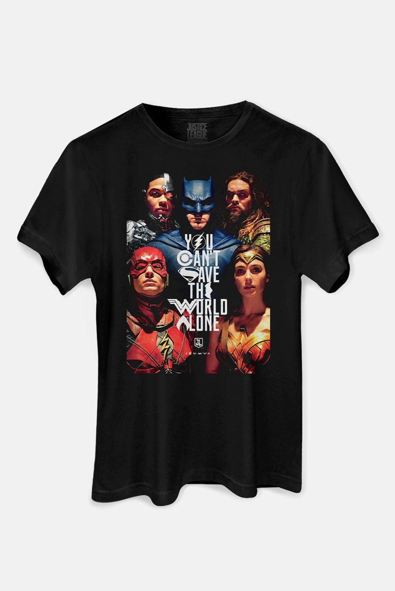 Camiseta Masculina Liga da Justiça Snyder Cut - Pôster