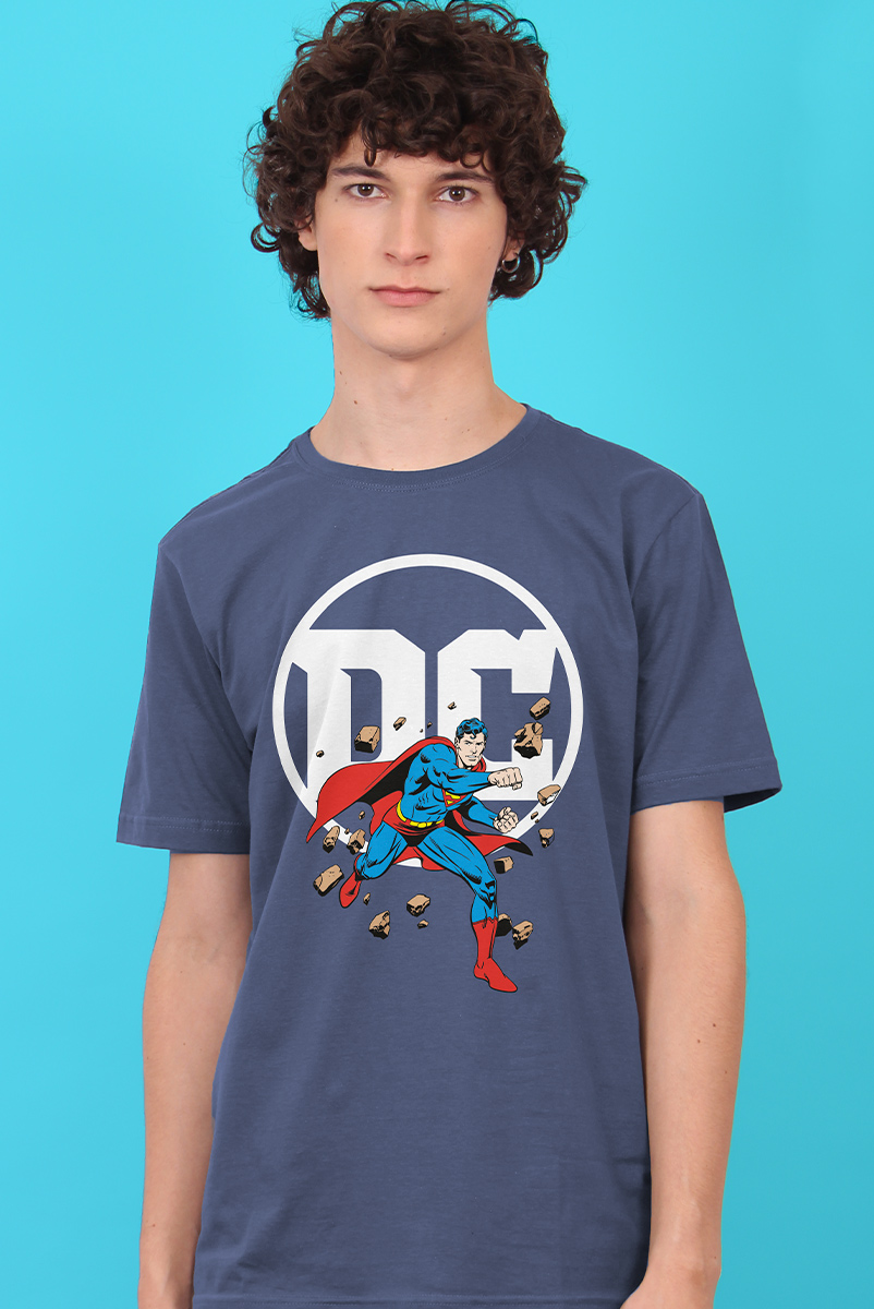 Camiseta Masculina Logo DC Superman