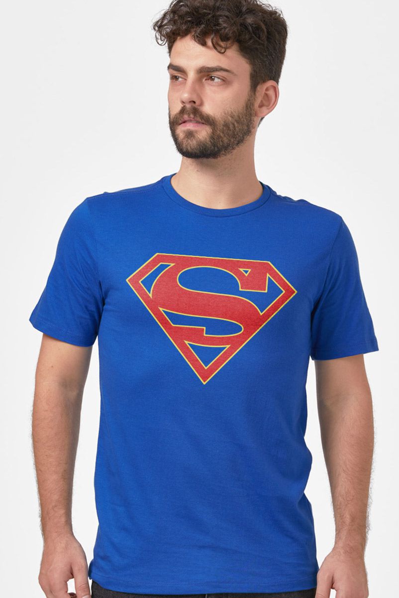 Camiseta Masculina Supergirl Logo