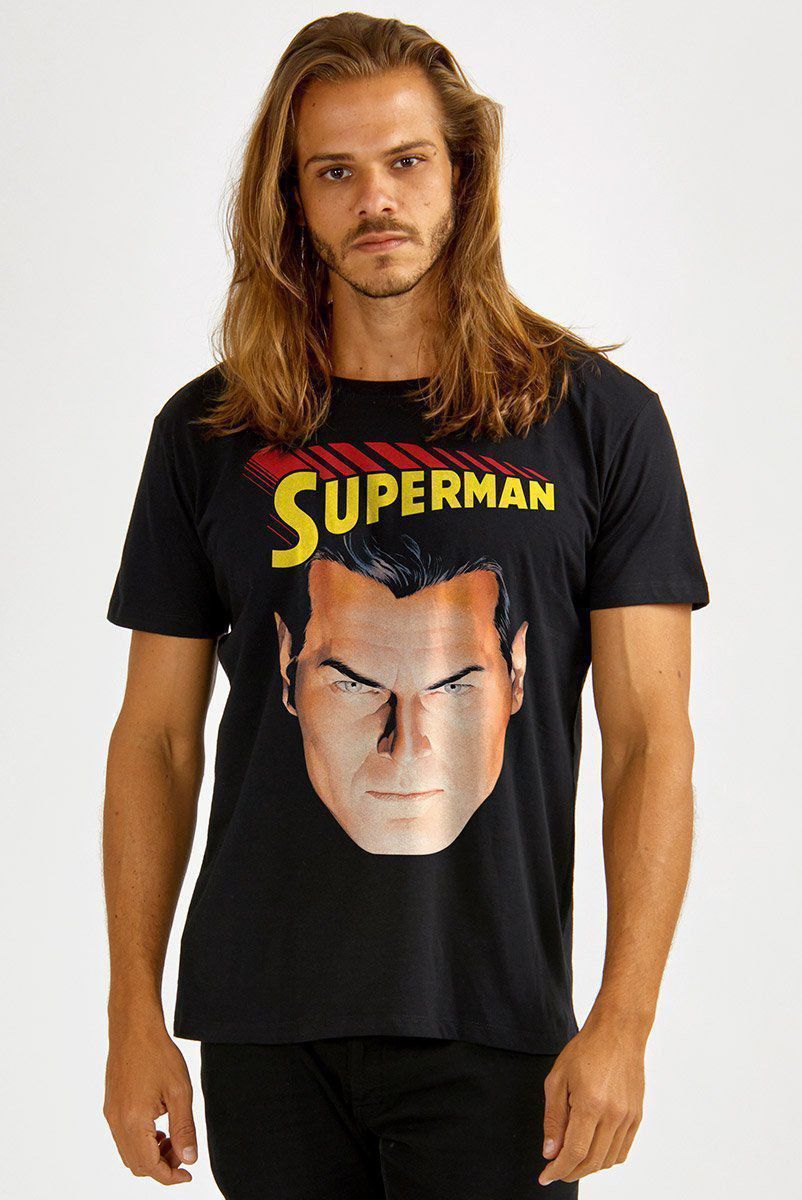 Camiseta Masculina Superman 80 Anos Paz na Terra