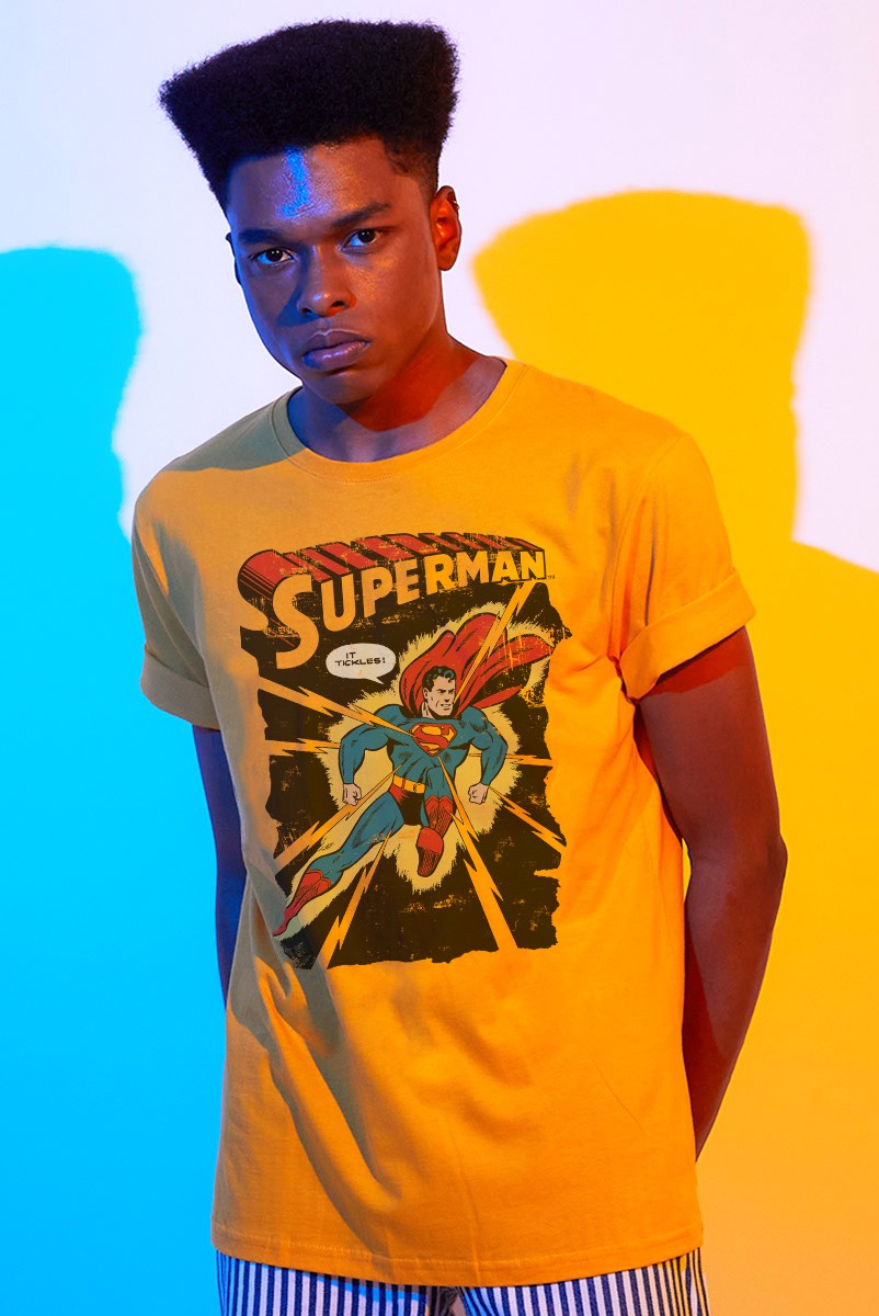 Camiseta Masculina Superman It Tickles!