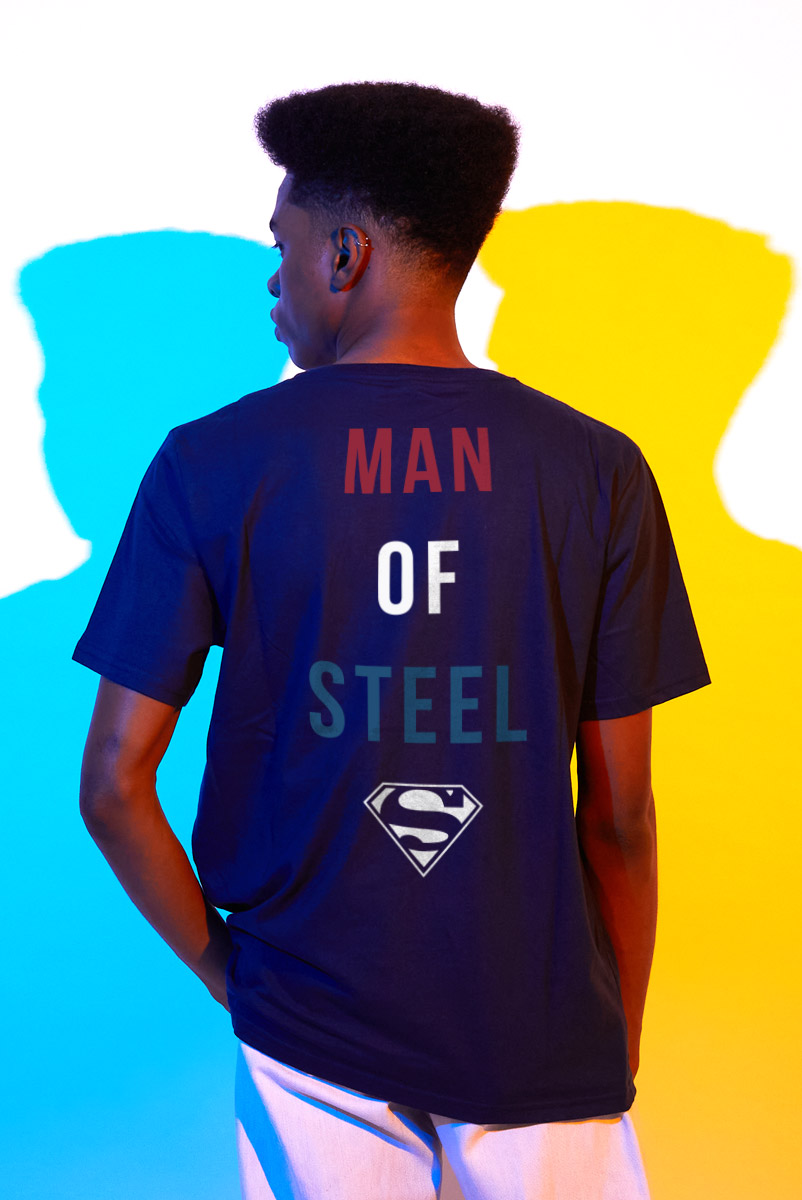 Camiseta Masculina Superman Man of Steel
