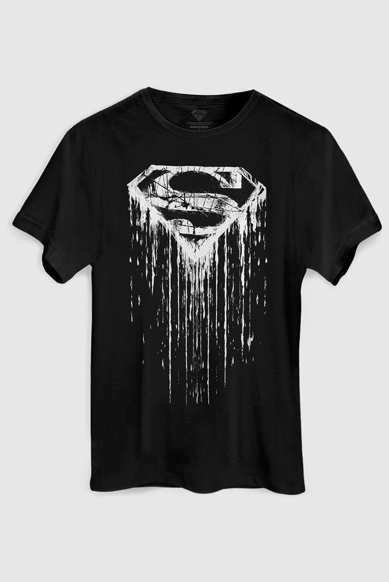 Camiseta Masculina Superman Steel Melting