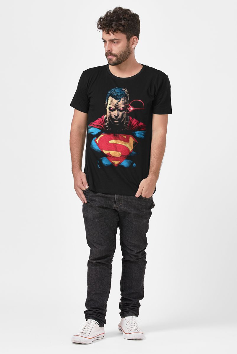 Camiseta Masculina Superman X-Ray Vision Colors