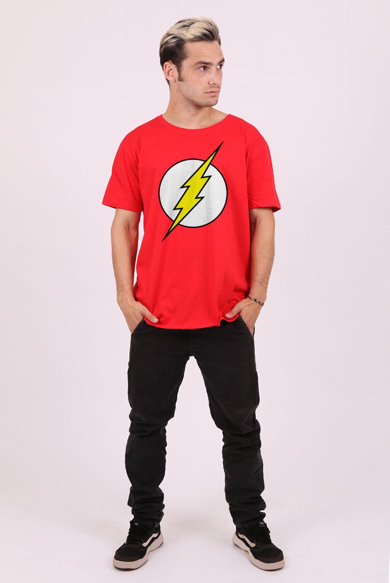 Camiseta Masculina The Flash Scarlet Speedster