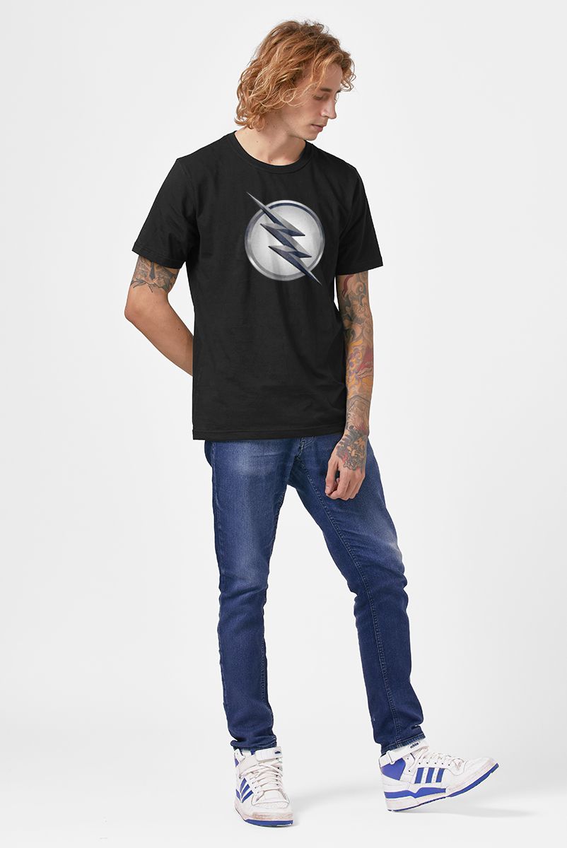 Camiseta Masculina The Flash Série Logo Zoom