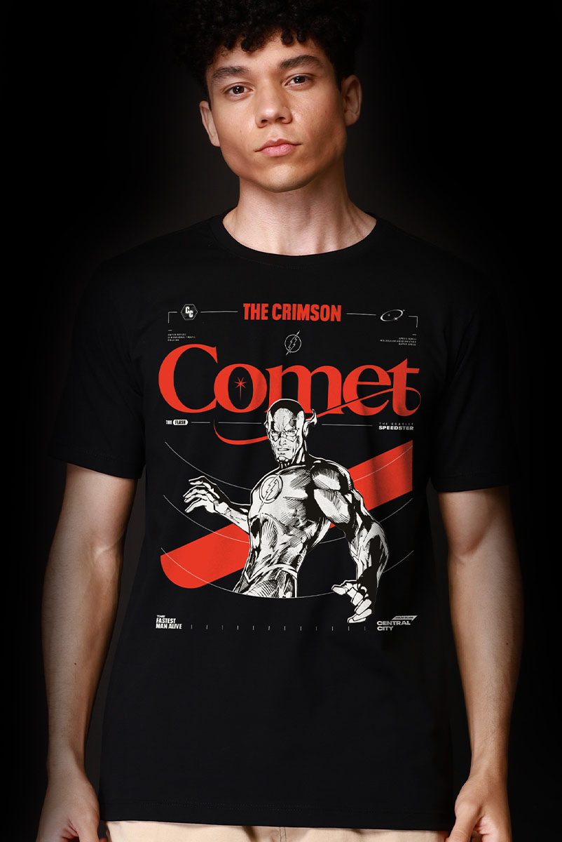 Camiseta Masculina The Flash The Crimson Comet