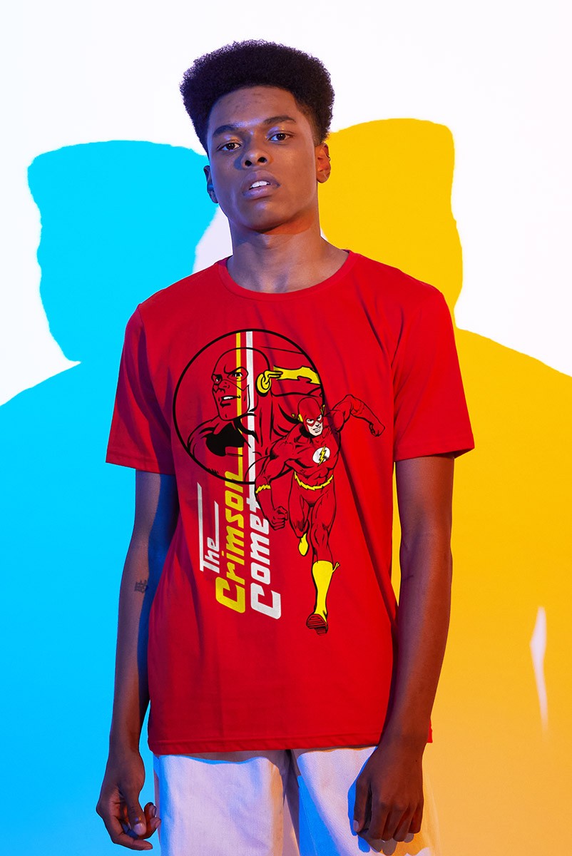 Camiseta Masculina The Flash The Crimson Comet