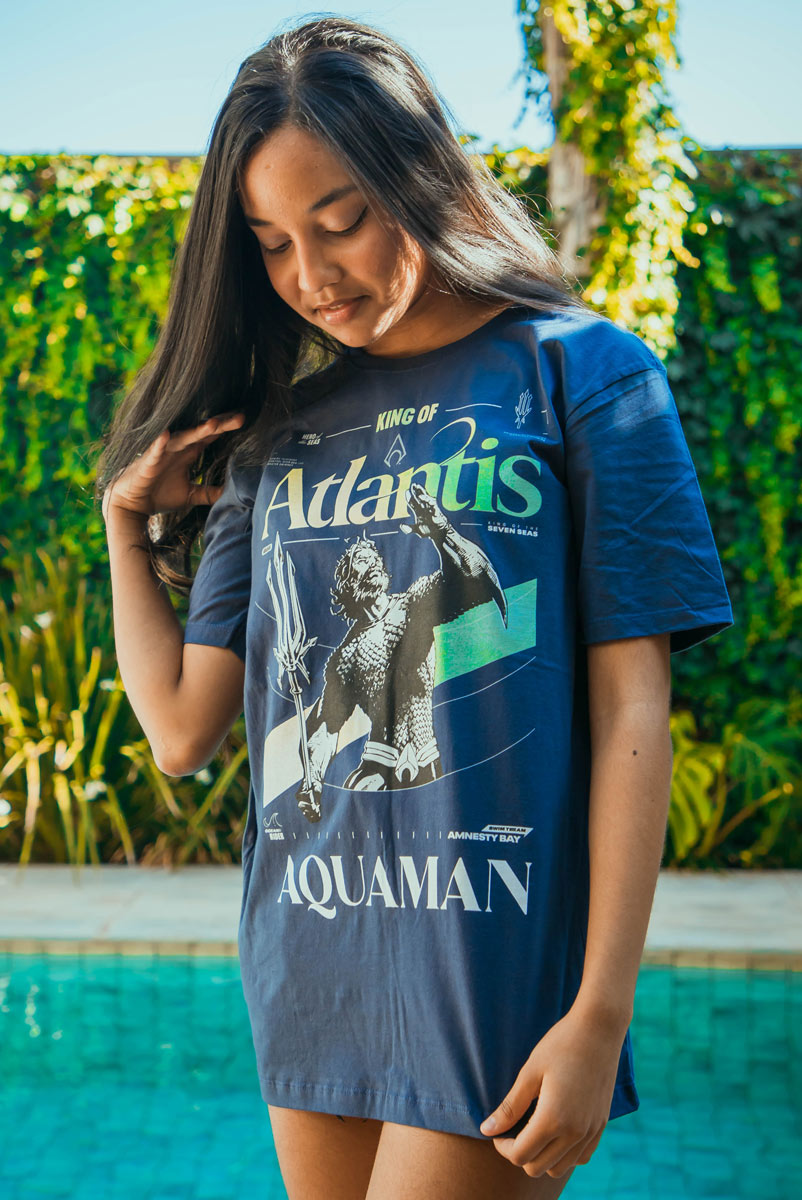 Camiseta Unissex Aquaman Atlantis