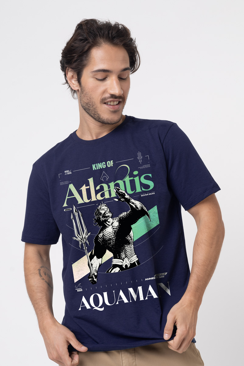 Camiseta Unissex Aquaman Atlantis