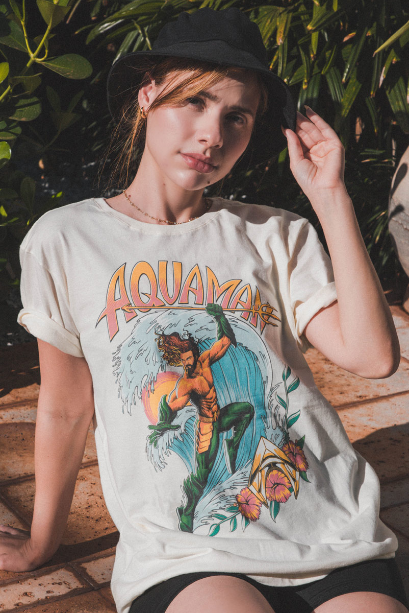 Camiseta Unissex Aquaman Nature
