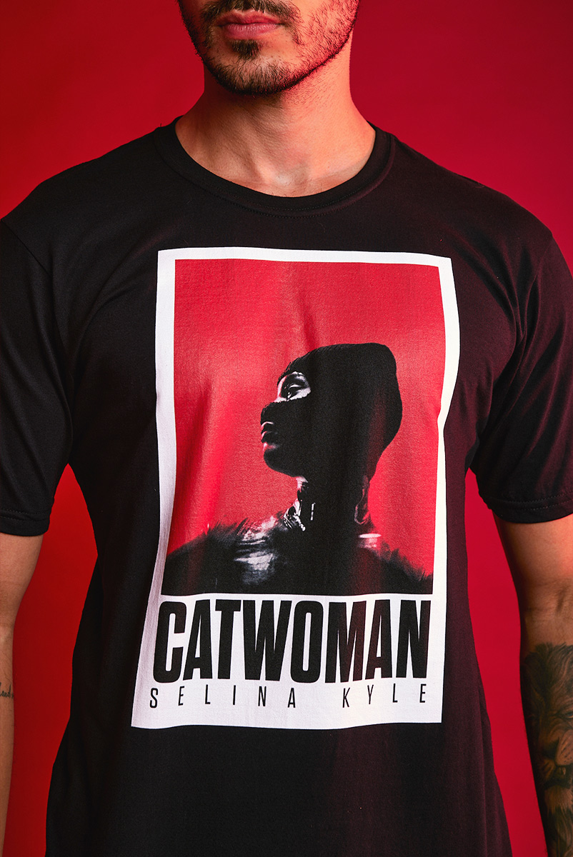 Camiseta Unissex The Batman Catwoman Pôster