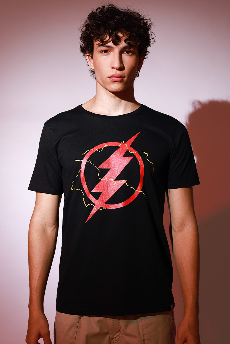 Camiseta Unissex The Flash Vibrate Your Molecules