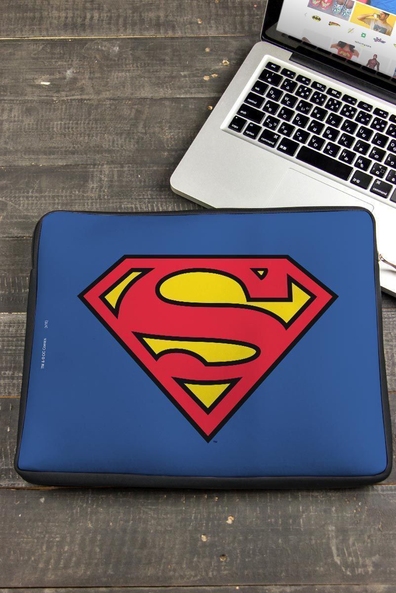 Capa de Notebook Logo Superman Oficial