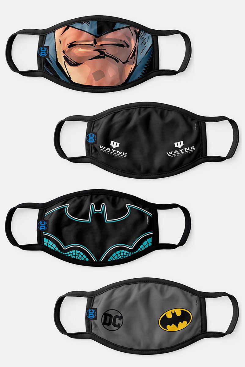 Kit com 4 Máscaras Batman