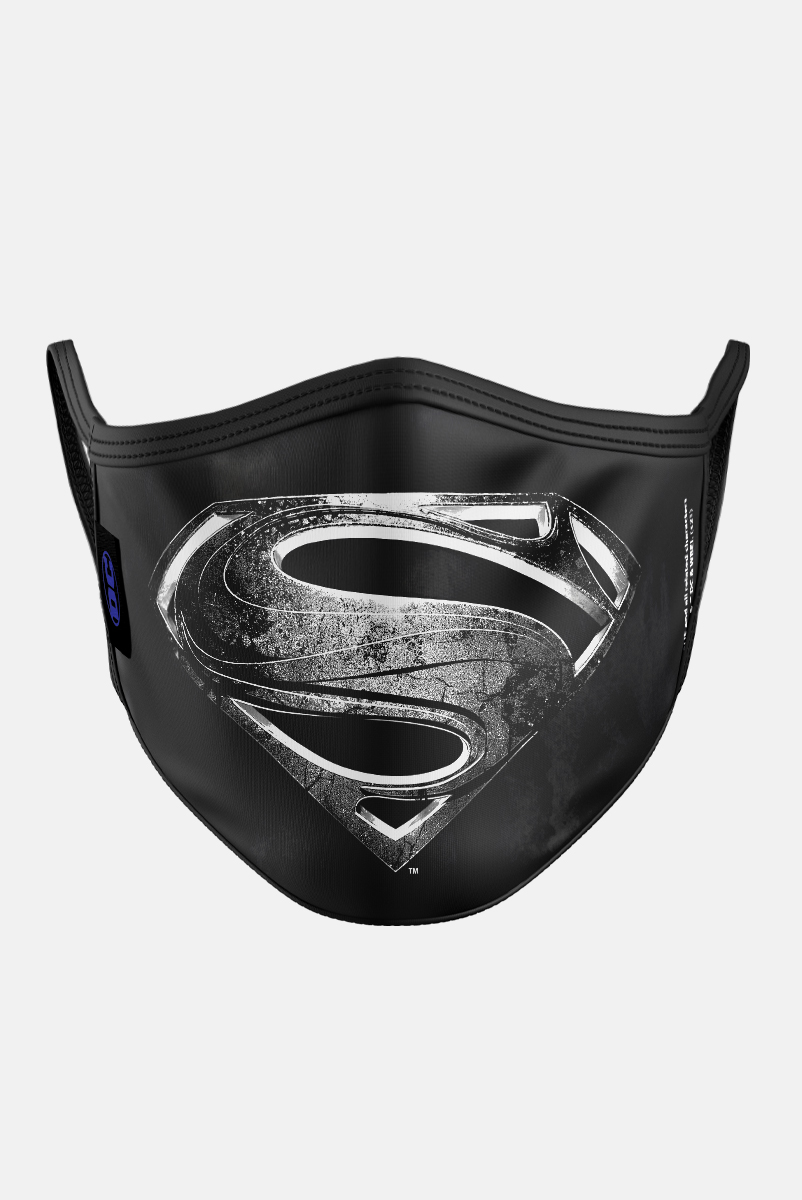 Máscara Liga da Justiça Superman Logo Dark