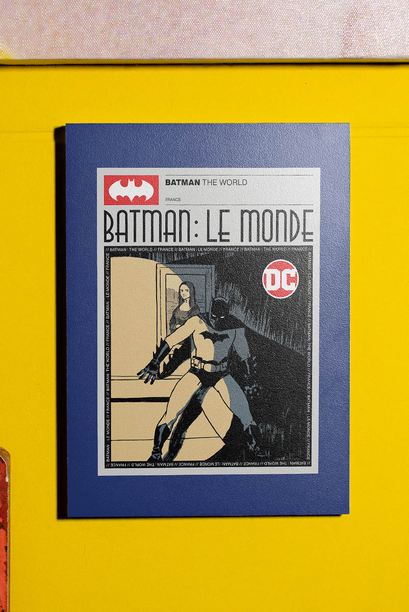 Quadro Batman O Mundo França