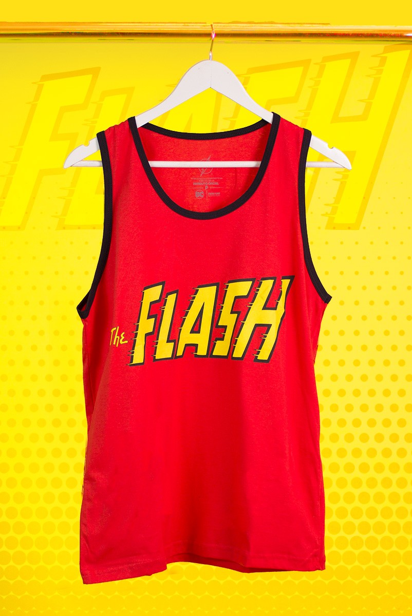Regata Masculina The Flash Logo Clássico