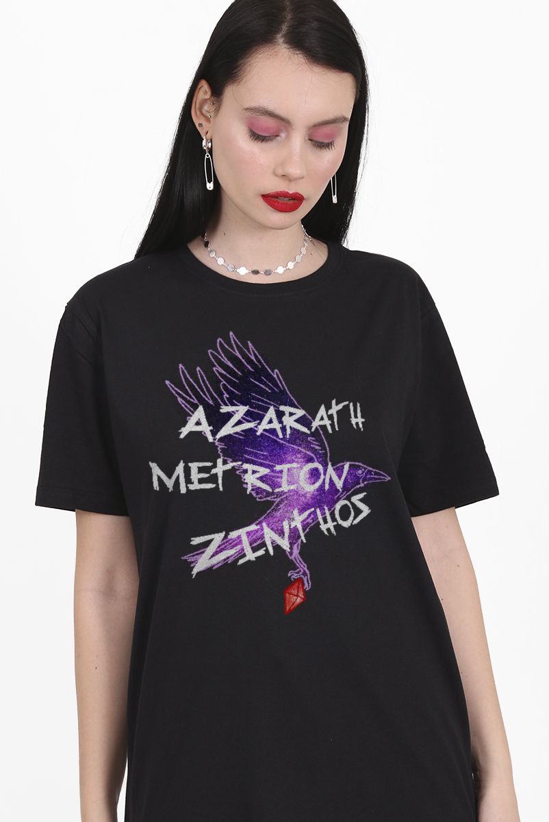 T-shirt Feminina Jovens Titãs Ravena Azarath Metrion Zinthos