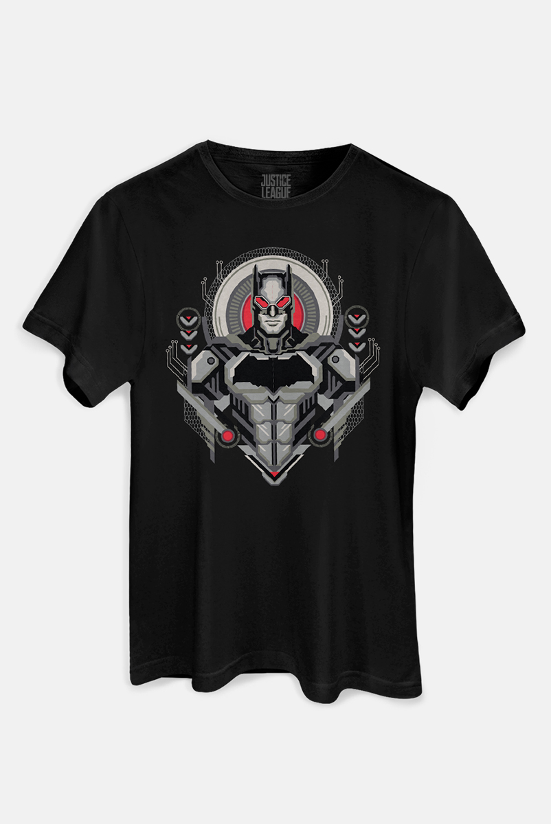 T-shirt Feminina Liga da Justiça Snyder Cut - Batman Pose