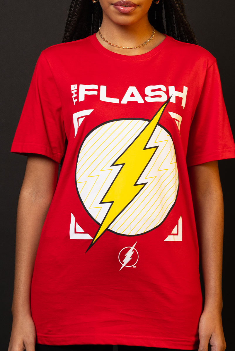 T-shirt Feminina The Flash Logo