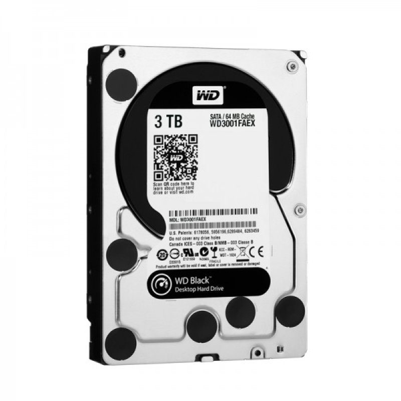 Hard Disk 3TB Caviar Black WD3003FZEX 7200RPM 64MB Sata III - Western Digital
