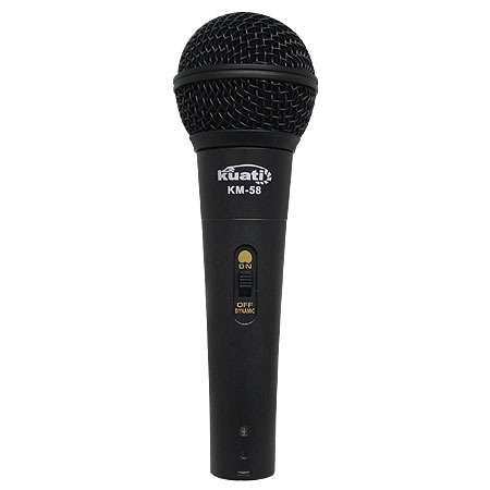 Microfone com fio KM-58 Preto - Kuati