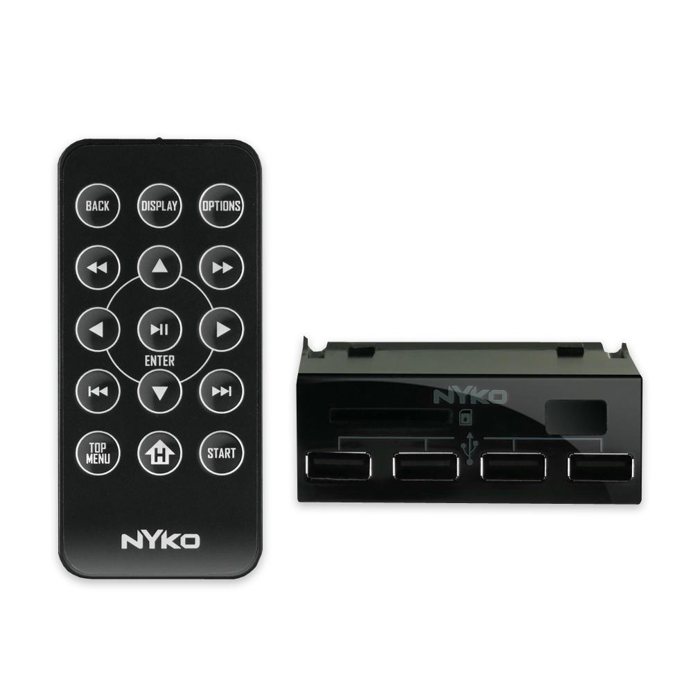 Hub  Leitor de Cartoes  Controle Remoto para PS3  Media Hub Slim  Preto - Nyko -