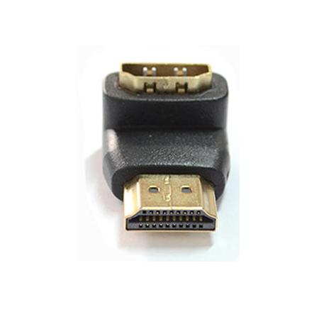 Adaptador 90 Graus Conector HDMI Macho/Femea A208 AD0104 - Exbom