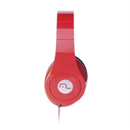 Fone de Ouvido Headphone Monster Vermelho PH076 - Multilaser