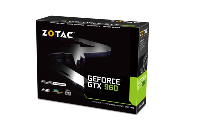 Placa de Vídeo Geforce GTX960 4GB DDR5 128Bits ZT-90308-10 - Zotac