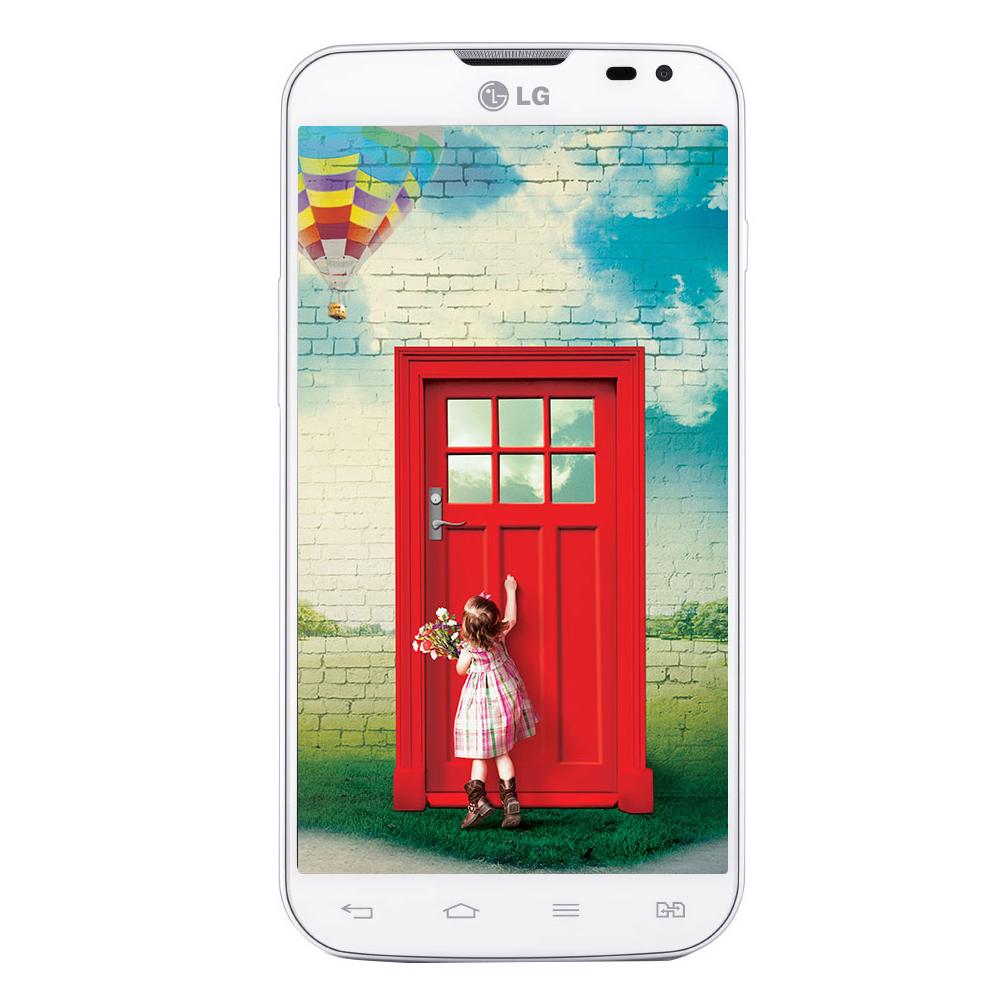 Smartphone Desbloqueado LG L70 Dual D325 Branco Android 4.4, Tela 4,5 , Camera 8MP, Dual Core 1.2HGz, Wi-Fi, 3G e GPS
