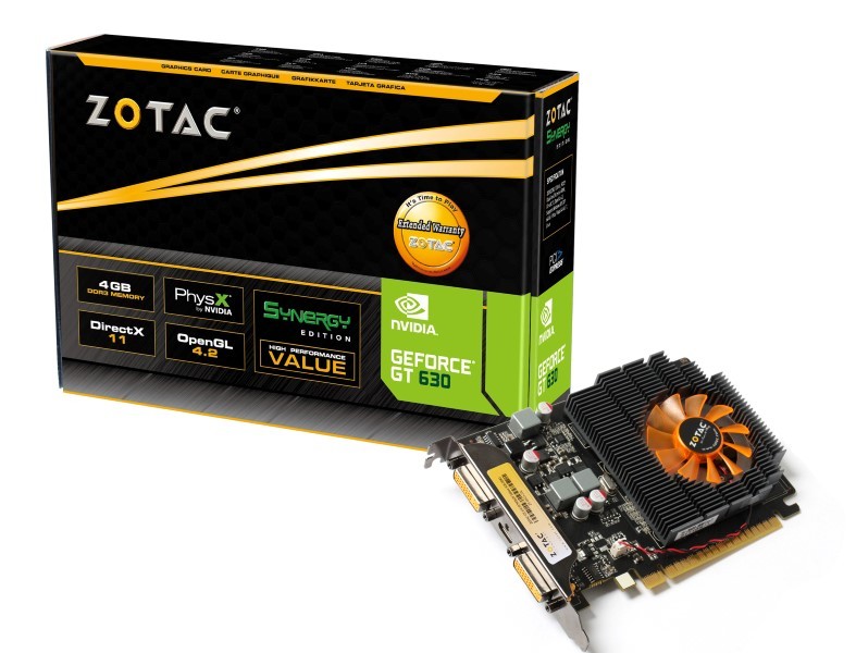 Placa de Video GeForce GT630 1GB DDR3 128Bits ZT-60412-10L - Zotac