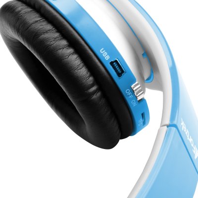 Fone de Ouvido Radical Beat MP3 HP902 Azul (Micro SD e Radio) - Fortrek