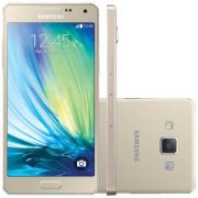 Smartphone Galaxy A5 Duos Dual Chip 4G Android 4.4 Câm. 13MP Tela 5 Proc. Quad Core Dourado SM-A500M/DS - Samsung
