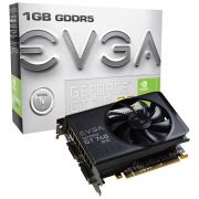 Placa de Vídeo Geforce GT740 SC 1GB DDR5 128Bit 01G-P4-3743-KR - EVGA