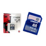 Cartao de Memoria 4GB SDHC Classe 4 Secure Digital SD4/4GB - Kingston