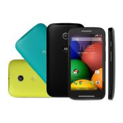 Smartphone Moto E Colors XT1025 Preto, Android 4.4, Dual Core 1.2GHz, 4.3´,TV, 4GB, 5MP, WIFI, 3G, Dual Chip - Motorola