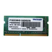 Memória 8GB 1600MHz DDR3 CL11 para Notebook PSD38G16002S - Patriot