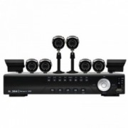 Kit de Vigilancia Digital CFTV DVR 8 Canais C/8 Cameras CMOS DK8-C1808CM (17682-8) - Vonnic