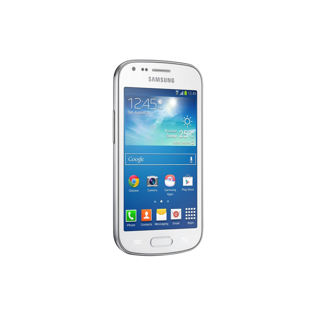 Smartphone Galaxy S Duos GT-S7582L Branco com Processador Dual Core 1.2 GHz, Tela de 4.0, Android 4.2, 3G e Wi-Fi