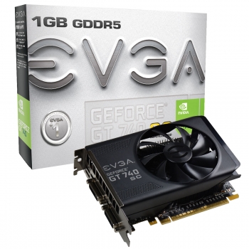 Placa de Video GeForce GT740 1GB SC (Superclock) DDR5 128Bits 01G-P4-3743KR - EVGA