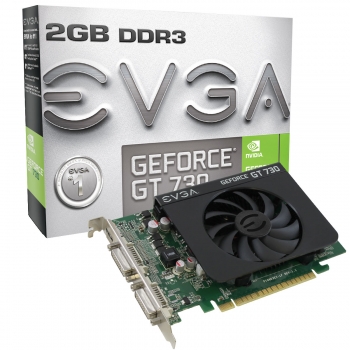 Placa de Video GeForce GT730 2GB DDR3 128Bits 02G-P3-2738-KR - EVGA