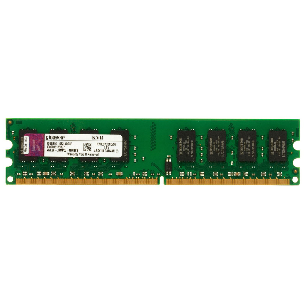Memoria de 2GB DDR2 667Mhz KVR667D2N5/2GB - Kingston