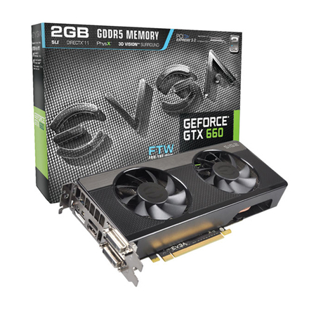 Placa de Video GeForce GTX660 2GB DDR5 192Bits FTW SIGNATURE 2 02G-P4-2663-KR - EVGA