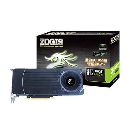 Placa de Video GeForce GTX660TI 2GB DDR5 192Bits ZOGTX660TI-2GD5H - Zogis