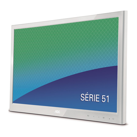 Monitor LED 23´´ Widescreen E2351FH FULL HD Branco - AOC
