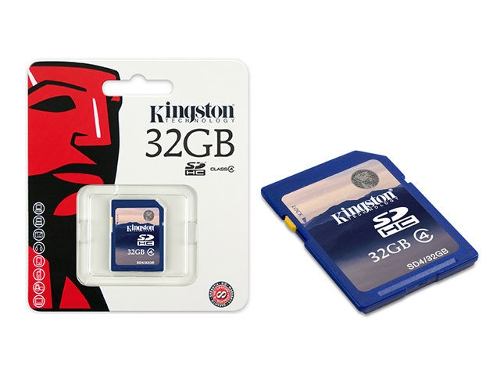 Cartao de Memoria 32GB SDHC Classe 4 Secure Digital SD4/32GB - Kingston